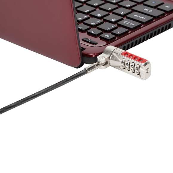 Targus DEFCON T-Lock Serialized Combo Cable Lock for Laptop Computer Security - Picture 4 of 5